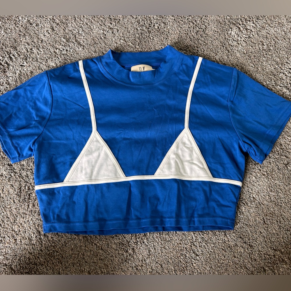 Fashion Brand Company "Bikini Bod" crop top t-shirt